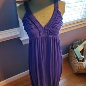 Royal blue maxi dress